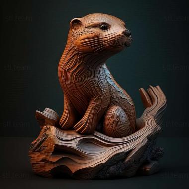 3D model otter (STL)